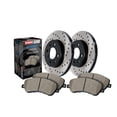 thumbnail image 3 of Stop Tech Power Slot Brake Kit 936.47010 Street Axle Pack; Drilled Rotors; Black E-Coated; With Rotors And Pads, 3 of 3