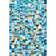 thumbnail image 2 of Idea4wall 4pcs Dynamic Blue and Turquoise Beach Vivid Oceanic and Tropical Scenes Wall Murals, Removable Self-Adhesive Stick Wallpaper Large Wall Stickers for Home Decorative, 96"x120", 2 of 5