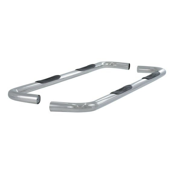 Aries Automotive 205030-2 Aries 3 in. Round Side Bars; Polished Stainless Steel; Fits select: 2006-2008 DODGE RAM 2500 ST/SLT, 2017-2018 RAM 2500 LARAMIE