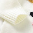 thumbnail image 6 of Newborn Baby Bodysuits Winter Reindeer Knitted Infant Kids Boys Girls Christmas Onesie Outfits 0-18m Toddler Outerwear Jumpsuits, 6 of 7