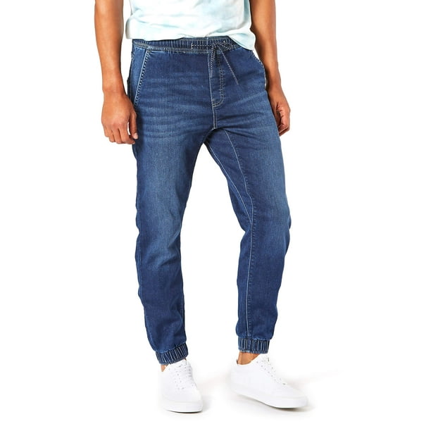 Signature by Levi Strauss & Co. - Signature by Levi Strauss & Co. Men's Slim Denim Jogger Pants
