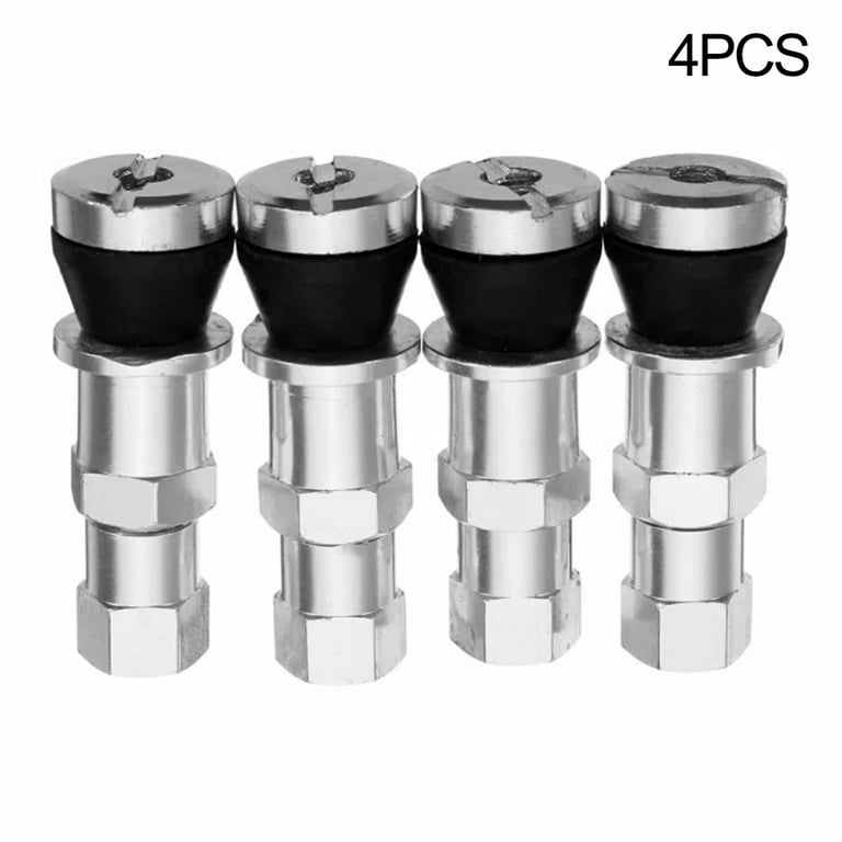 4pcs Car Tubeless Tyre Valve Stems Caps Aluminum Alloy Tire Air