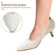 thumbnail image 2 of EeaseMX 1 par de zapatos de tacón alto con encaje puntiagudo para novia, sexys, para boda (blancos), 2 of 8