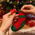 thumbnail image 3 of Hioecau Finger Crochet Guide 3D Printed Yarn Guide Finger Holder Plastic Thread Guide Crochet Helper for Crocheters Knitters, 3 of 8