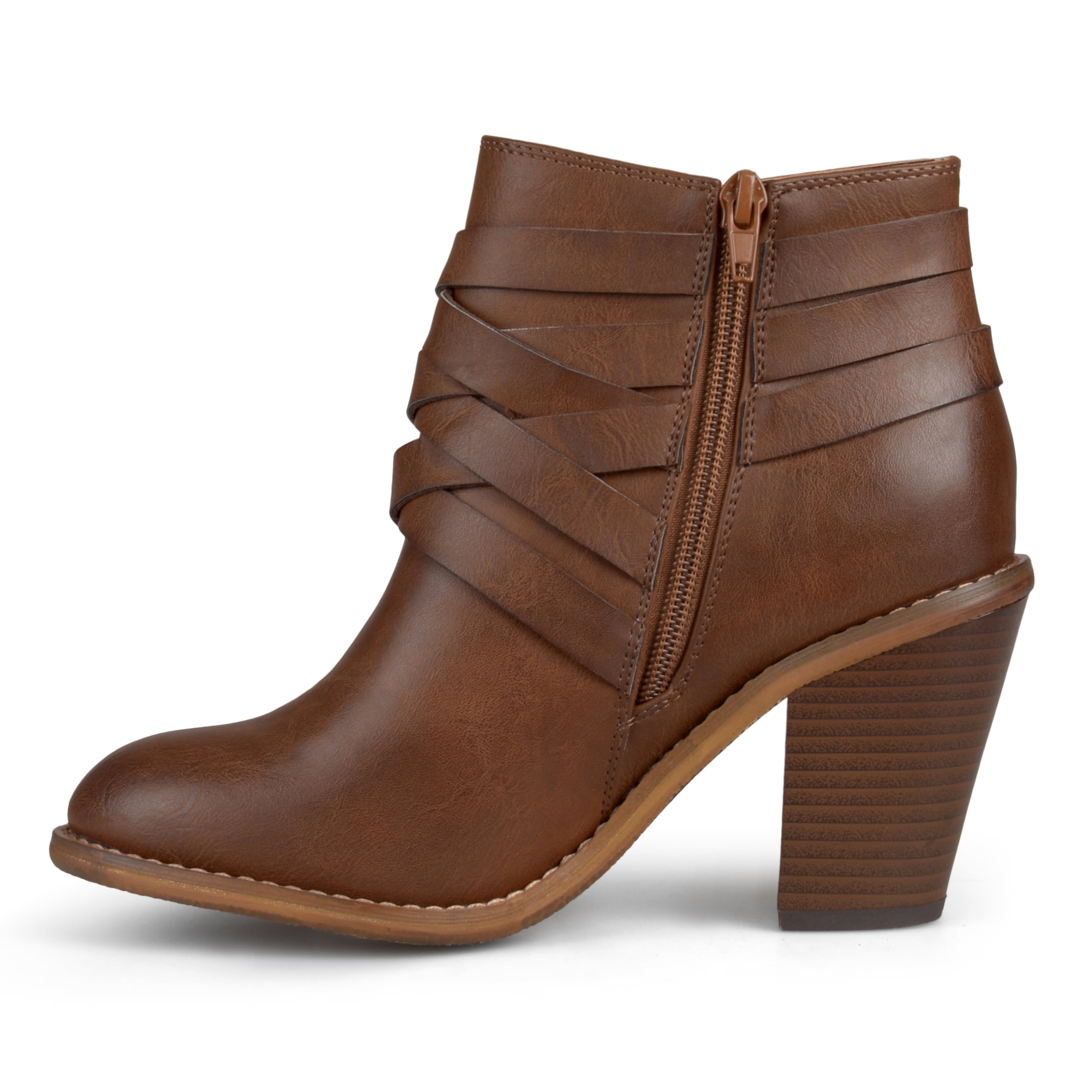 Women's Ankle Wide Width Multi Strap Boots