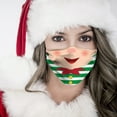 thumbnail image 4 of Guardoinrt Christmas Themed Dust Mask Breathable Polyester Printing Face Mask with Elastic Ear Rope Type 3 Pattern 2 1Set, 4 of 6