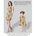 thumbnail image 5 of Soimoi Dog Printed, Cotton Satin Spandex, Sewing Fabric by The Yard 54 Inch Wide, Decorative Fabric for Dresses and Home Accents, Beige, 5 of 5