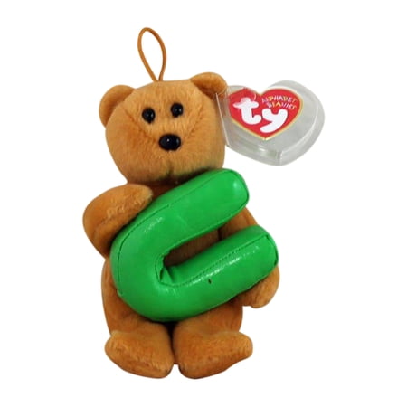 Ty Beanie Baby: U the Bear - Alphabet Beanie | Stuffed Animal | MWMT price history on PriceWatchPro