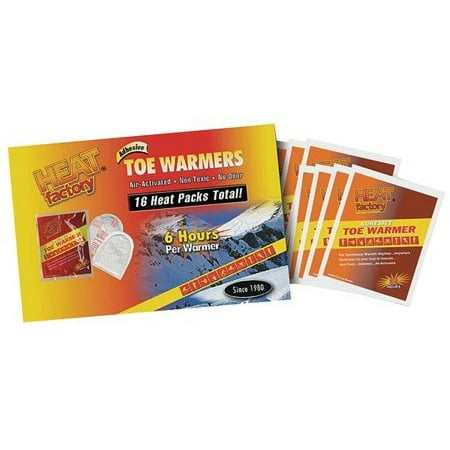 Heat Factory Toe Warmers,White,PR,PK8  1964-3
