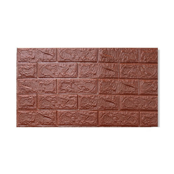 3D Wall Panels Peel and Stick Foam Wallpaper White Brick 3D Wallpaper Stick and Peel Self Adhesive Waterproof Foam Faux Brick Paneling Decorative Wallpaper Bedroom, Kitchen, Fireplace(10PCS)