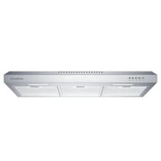 CIARRA 30 in Range Hood Under Cabinet Ductless Convertible Ducted in Stainless Steel with 3 Speed Exhaust Fan CAS918A75