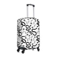 thumbnail image 3 of Xecao Hand Drawn Snake print Elastic Luggage Cover, with double-sided print , is perfect for travel, business, and daily use, 3 of 9