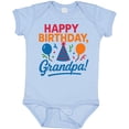 thumbnail image 3 of Inktastic Happy Birthday Grandpa Party Hat Balloons Boys or Girls Baby Bodysuit, 3 of 5