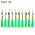 thumbnail image 1 of Detachable Silicone Fishing Float Clip Quick Change Leader Connector, Fast Second Exchange for Fishing Line & Sub-Line, Soft Main Line Protector, 3 Pack, 1 of 8