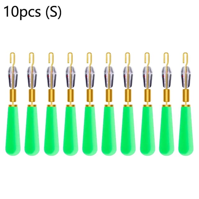 Detachable Silicone Fishing Float Clip Quick Change Leader Connector, Fast Second Exchange for Fishing Line & Sub-Line, Soft Main Line Protector, 3 Pack