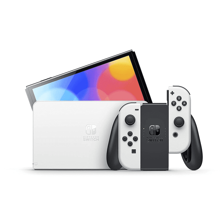 Nintendo Switch Neon White & Black Edition 64GB OLED Console