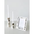 thumbnail image 2 of Grey Mother of Pearl White Marble Picture Frame 5x7, 2 of 4