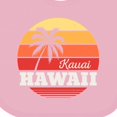 thumbnail image 4 of Inktastic Kauai Hawaii Retro Sunset Boys or Girls Baby Bib, 4 of 4