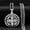 Silver color, variant on Fashion Vintage San Benito Exorcist Pendant Punk 14K Yellow Gold Christian Jesus Necklace For Men Women Amulet Jewelry