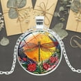 thumbnail image 2 of Necklace for Women Vintage Dragon-fly Time G-em Pendant Necklace Vintage Sweater Chain Gift for Women, 2 of 5