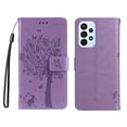 thumbnail image 5 of Wallet Tree Embossing Flip Leather Case For Samsung Galaxy A13 A14 A15 A34 A51 A52 A53 A54 S24 Ultra S23 Plus S22 S21 S20 FE, 5 of 5