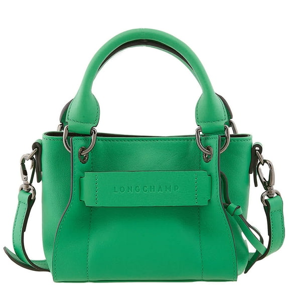 Longchamp 3D XS Handbag Green - Leather