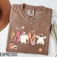 thumbnail image 4 of T-Shirt Mama Spooky Season Vibes Women's Comfort Colors T-Shirt with Cute "Mama" Design for Halloween, 4 of 7