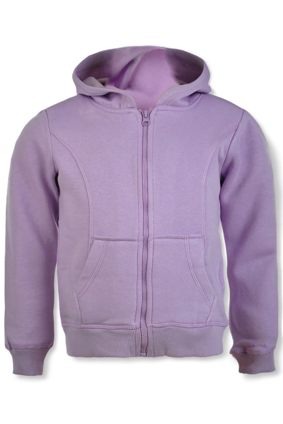 Cookie's Girls' Zipper Hoodie Color: purple Size: 12 months