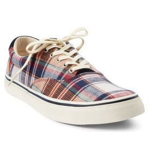 Polo Ralph Lauren Shoes Mens Size 10.5 Thompson Plaid Slip On 01087 Canvas Polo Ralph Lauren Sz 7 Mens Keaton Tiger Plaid Slip-On  main image 4