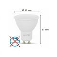 thumbnail image 2 of GU10 LED Bulbs, 5W, Equivalent To 50W Halogen, 120° Beam Angle, 110 Volt, Non-Dimmable, Natural White 4000K, For Everyday Use In Homes And Businesses, 10PCS, 2 of 5