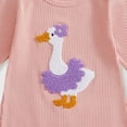thumbnail image 6 of Staki Bamboo Onesies Baby Girls Baby Long Sleeve Romper Jumpsuit, Premium Soft Rayon One Piece Pajamas Girl Coverall Sleeper(Pink,NewBorn), 6 of 6