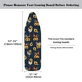 thumbnail image 5 of HELLHERO Household Iron Board Covers, Rooster Sunflower Print Ironing Board Cover Protector Standard Size, Non Stick Scorch Resistant, Heat Resistance(15x54 Inch), 5 of 5