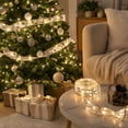 thumbnail image 4 of Christmas Ribbon LED String Lights, Satin Bow Copper Wire Decor, Christmas Tree Decoration Pendant Lights, 4 of 6