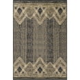 thumbnail image 3 of Unique Loom Outdoor Modern Collection Area Rug - Aero (5' 1" x 8' Rectangle Charcoal/Yellow), 3 of 9