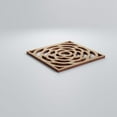 thumbnail image 3 of Ekena Millwork 7 3/8"W x 7 3/8"H x 3/8"T Extra Small Edinburg Decorative Fretwork Wood Wall Panels, Red Oak, 3 of 6