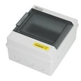 thumbnail image 6 of 6-Way DIN Rail Junction Box, Waterproof Distribution Case, Electronic Enclosure with Transparent Cover, Easy Installation & Access, Ideal for Home & Industrial Use, 6 of 9