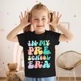thumbnail image 4 of Polo Shirts for Girls Print Back to School Shirt School Tee Kindergarten Shirts for Girls Kids T Shirt Children Z0C-Black, 150, 4 of 5