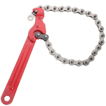 Chain Wrench Strap Fitting Tools Oil Filter Adjustable An The Plumbers Spanner Grid