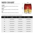 thumbnail image 6 of Fotbe Red Gold Glitter Pajama Shorts for Men, Men's Pajama Bottoms, Sleepwear,Short Pajama Pants-Large, 6 of 9