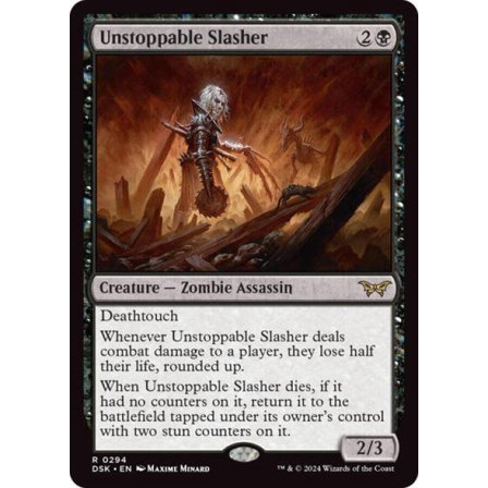 Magic the Gathering - Duskmourn: House of Horror - Unstoppable Slasher (0294) Near Mint