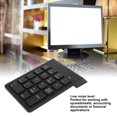 thumbnail image 4 of Teclados Numéricos Inalámbricos, Distancia De Conexión Trasera De 32,8 Pies 18 Teclas Mini Teclado Numérico De Bajo Ruido Para PC, 4 of 7