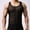 Black, variant on LSLJS Mesh Sexy Men's See-through Breathable Sleeveless Shirts Vest Casual Sleepwear, Mens Underwear