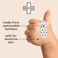 thumbnail image 3 of PATCH Kids Bamboo Bandages with Coconut Oil, On-the-Go Pack - 3/4 in x 3 in, 4 Count, 1 Pack, 3 of 5
