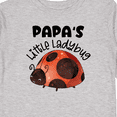thumbnail image 4 of Inktastic Papa's Little Ladybug Boys or Girls Long Sleeve Toddler T-Shirt, 4 of 5