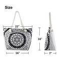 thumbnail image 2 of Extra Large Beach Bags Totes for Women Waterproof Sandproof Big Tote Bag with Zipper, Inner Pockets Rope Handle Canvas with Zip Closure Swim Pool Gym Picnic Travel Weekend Accessorie Handbag Gifts, 2 of 8
