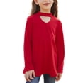 thumbnail image 4 of LOVEBAY Baby Toddler Little Girl Outfit Tops Long Sleeve Pullover Baby Girl Clothing Toddler Long Sleeve Basic T-shirt, 4 of 5
