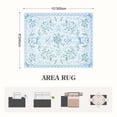 thumbnail image 5 of Lahome Washable 8'x10' Floral Bow Area Rug, Blue Rugs for Living Room, Soft Non-Slip Boho Carpet for Bedroom Kids Room Nursery Dining Room, Large Rug, Blue, 5 of 10