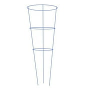 G & B 901594BLU 42 in. Heavy-Duty 3 Ring Tomato Cage, Blue - Pack of 16