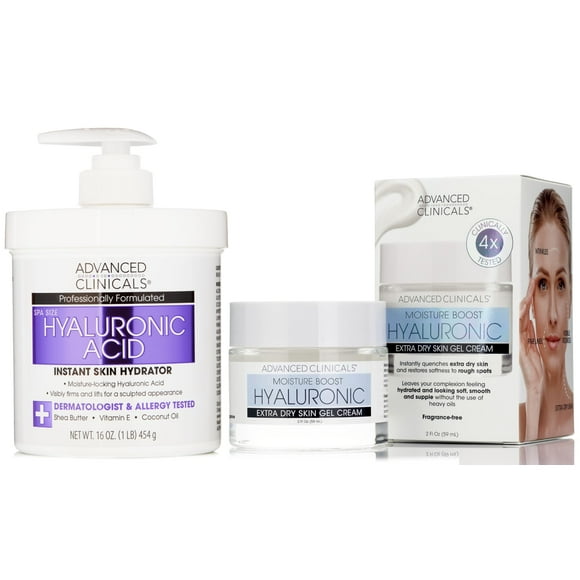 Set de 2 piezas con ácido hialurónico de Advanced Clinicals