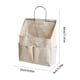thumbnail image 3 of Bolsa de almacenamiento colgante con múltiples bolsillos, organizador de lino y algodón impermeable para dormitorio, cocina y oficina, 30x23x9cm, 3 of 6